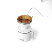 White Steel Pour-Over Maker