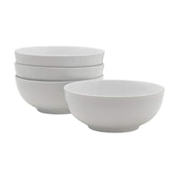 White Soup & Cereal Bowls (Set of 4)