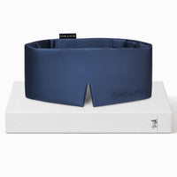 Dark Blue Silk Sleep Mask