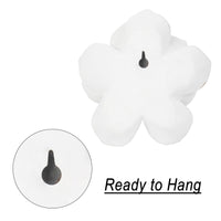 White Flower Wall Decor