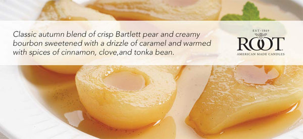 Bourbon Pear Beeswax Candle