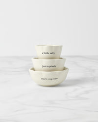 White Porcelain Nesting Bowls (Set of 3)