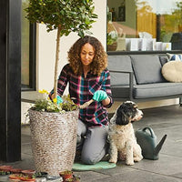 Beige Stone Round Planters (Set of 2)