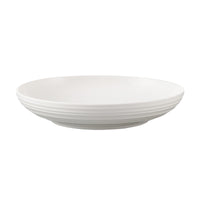 White Bone China Pasta Bowls (Set of 4)
