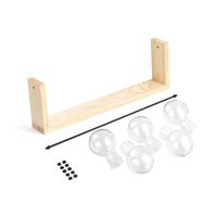 Beige Wood Propagation Stand