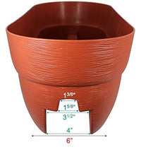 Charcoal Railing Planter