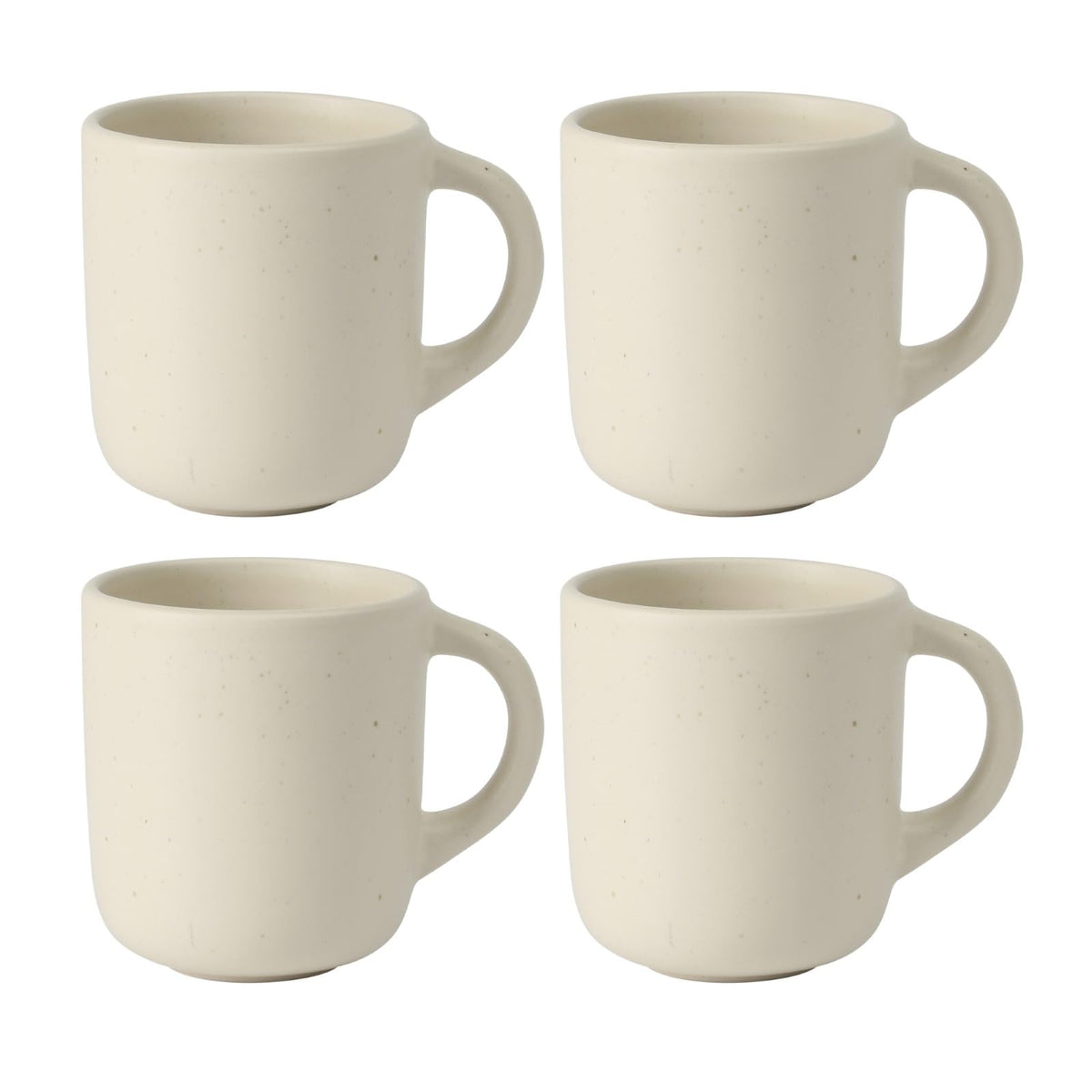 Sea Salt White Mugs (Set of 4)