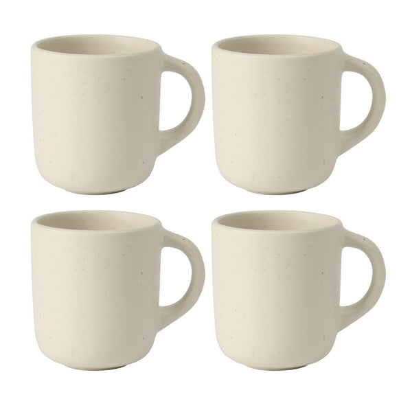 Sea Salt White Mugs (Set of 4)