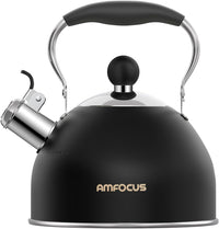 Black Steel Tea Kettle