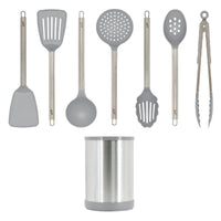 Gray Kitchen Utensils (Set of 8)