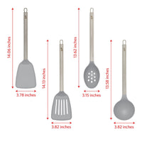 Gray Kitchen Utensils (Set of 8)