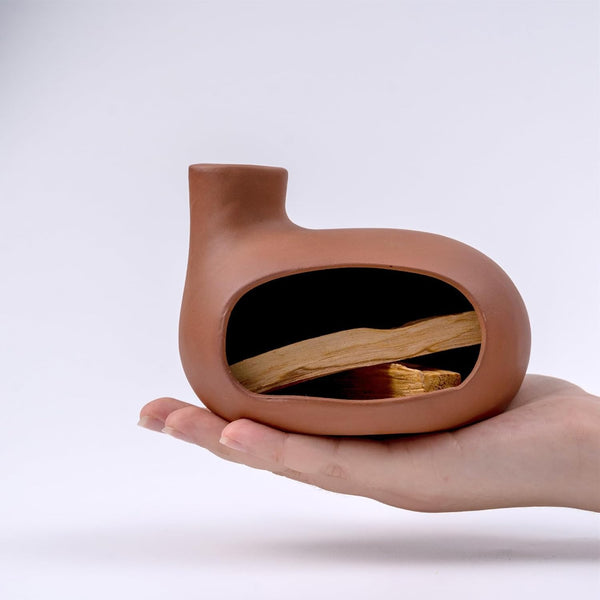 Terracotta Palo Santo Holder