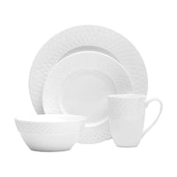 White Bone China Set (Set of 16)