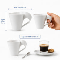 White Porcelain Coffee Mug