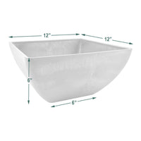 Charcoal Square Planter