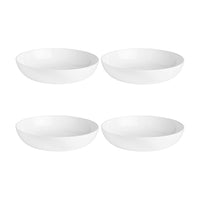 White Nevaeh Pasta Bowls (Set of 4)