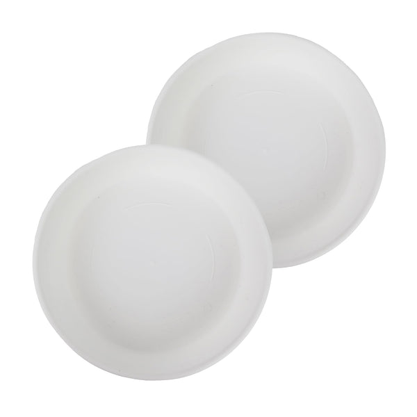 White Round Planter (Set of 2)