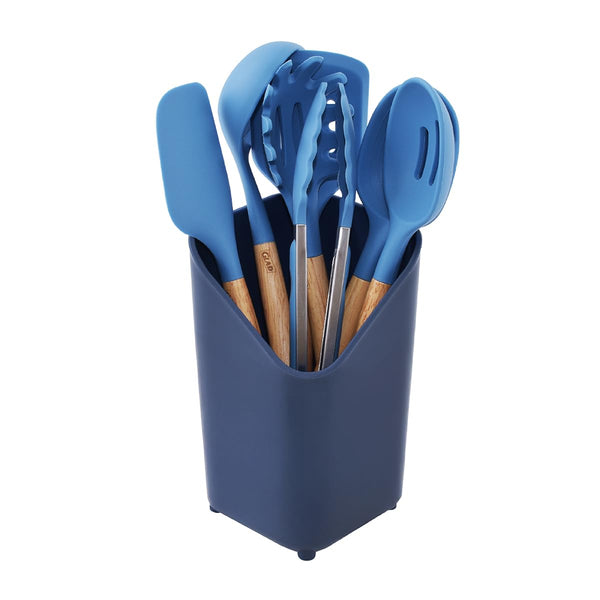 Blue Silicone Utensils (Set of 8)
