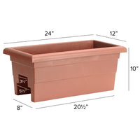 Terracotta Rail Planter