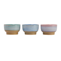 Modern Stoneware Bowls (Set of 3)