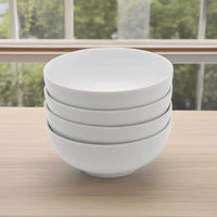 White Soup & Cereal Bowls (Set of 4)