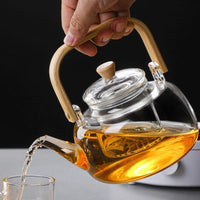 Yellow Glass Teapot