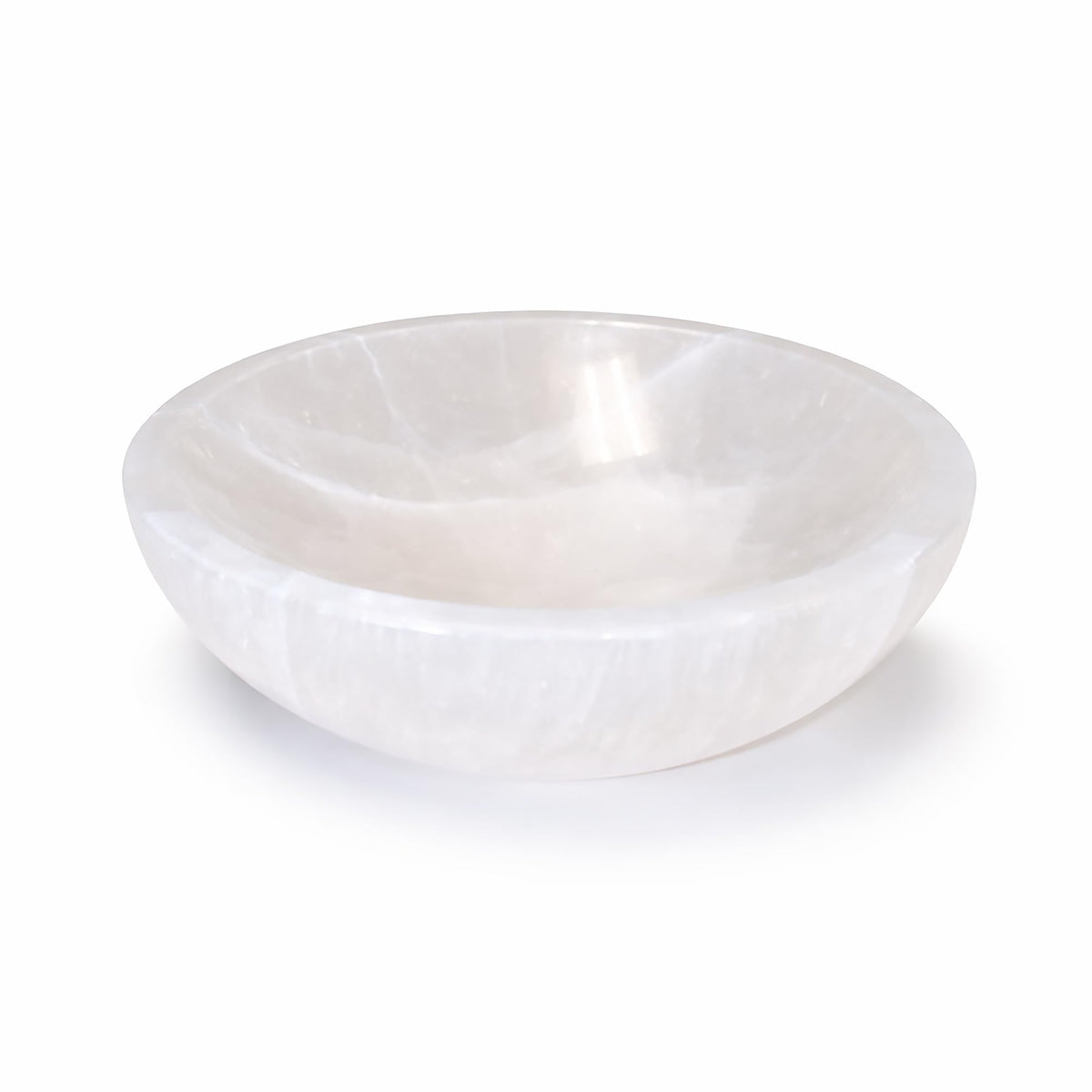White Selenite Smudge Bowl
