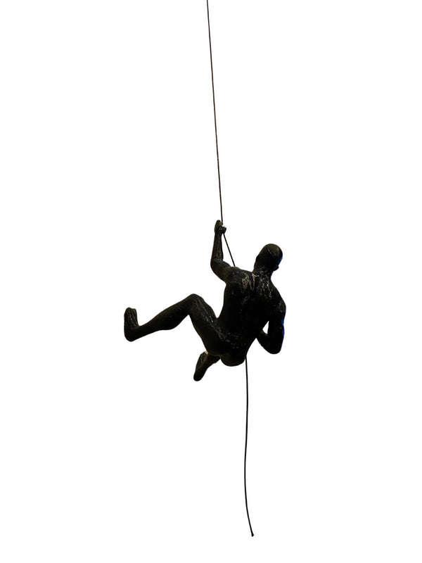 Black Climbing Man Wall Decor