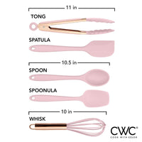 Pink Silicone Kitchen Utensils