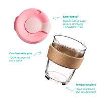Glass Tumbler with Cork Band