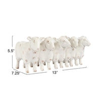 Cream Sheep Trough Planter