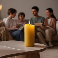 Beeswax Pillar Candles (Set of 4)