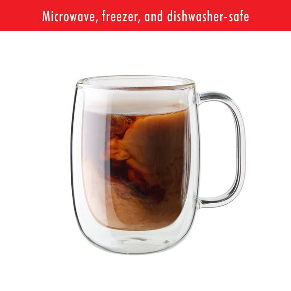Double-Wall Coffee Glasses (Set of 4)