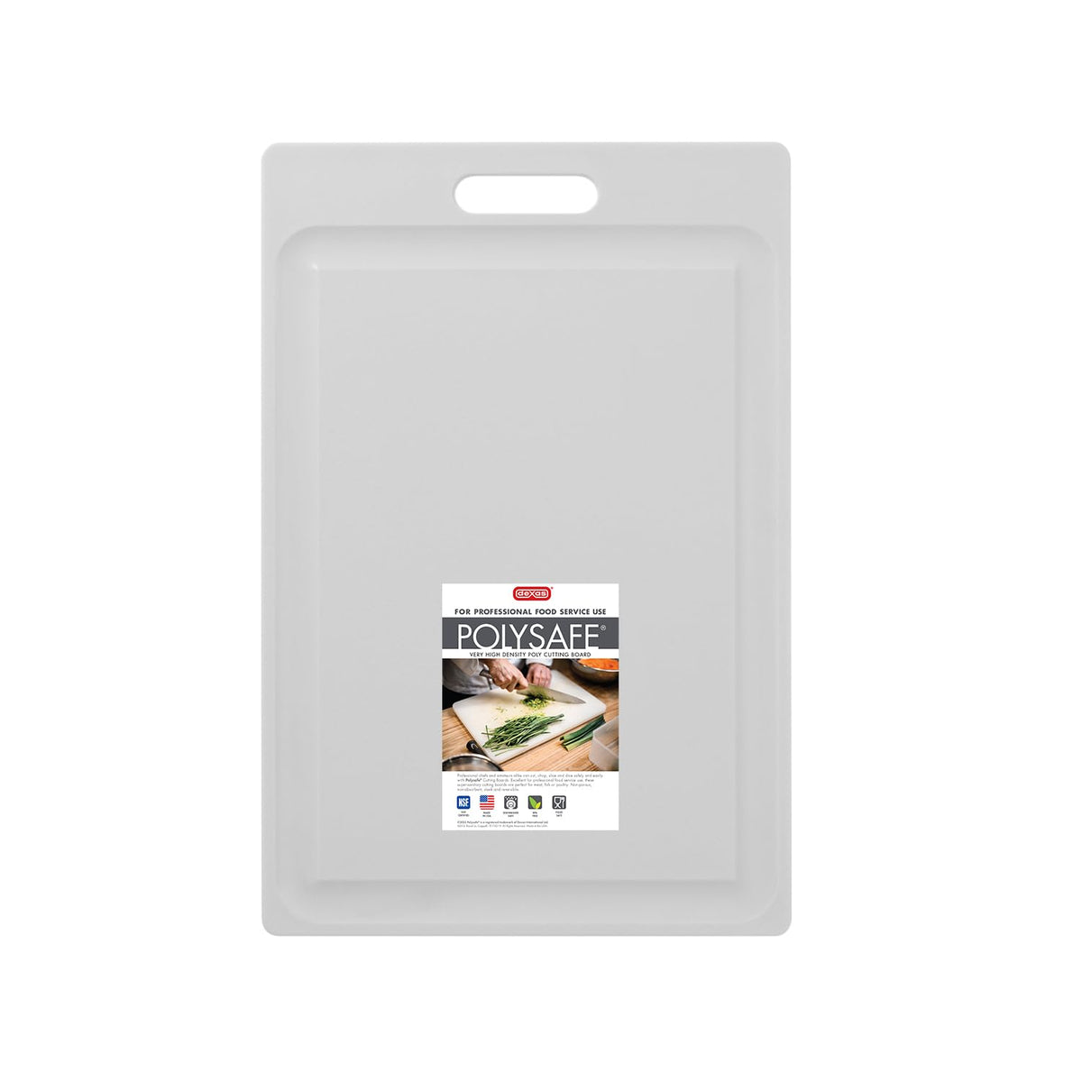 White Polysafe Cutting Board