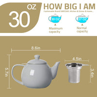 Jade Ceramic Teapot