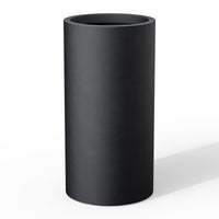 Tall Black Column Planter
