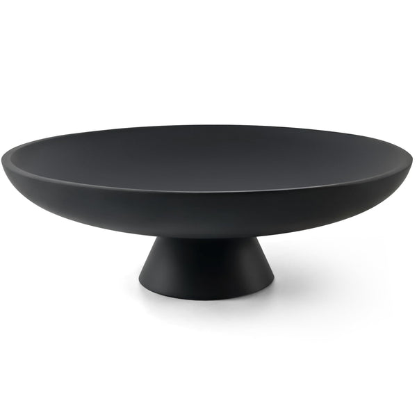 Black Pedestal Fruit Bowl