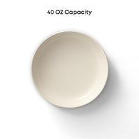Linen Stoneware Serving Bowls (Set of 4)