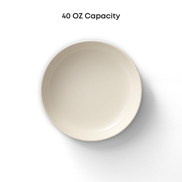 Linen Stoneware Serving Bowls (Set of 4)