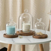 Glass Dome Candle Cover