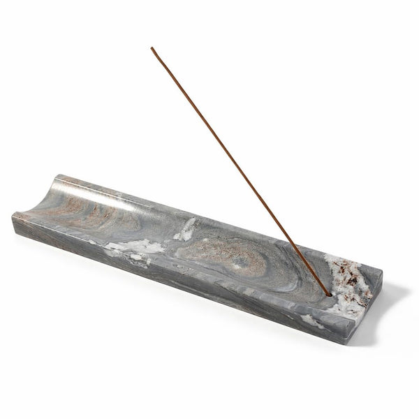 Gray Marble Incense Holder