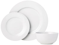 White Porcelain Dinnerware (Set of 18)