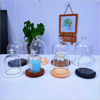 Glass Dome Candle Cover