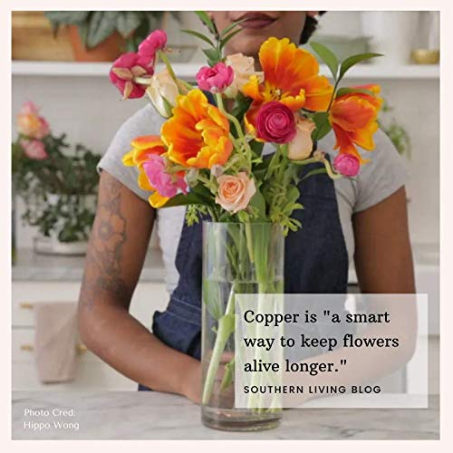 Copper Flower Water Charm (Set of 5)