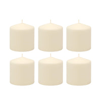 Ivory Pillar Candles (Set of 6)