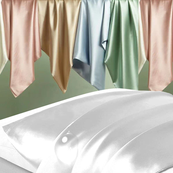 White Silk Pillowcases (Set of 2)