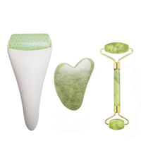 White Jade Roller & Gua Sha Set