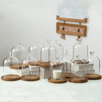 Glass Dome Candle Cover