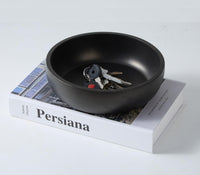 Black Concrete Key Bowl