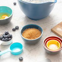 Two-Tone Melamine Pinch Bowls (Set of 5)